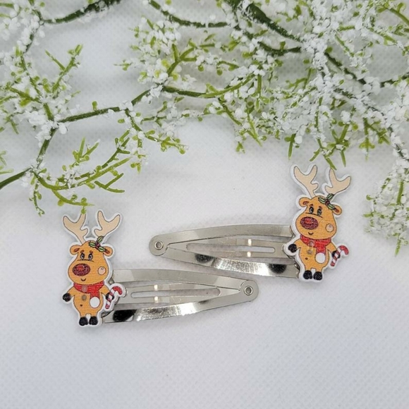 Reindeer Hair Barrette - Picture 1 of 3
